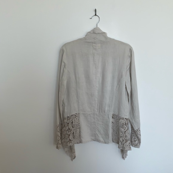 Black Swan Aysel Pale White Lace Jacket Size S - Picture 5 of 8